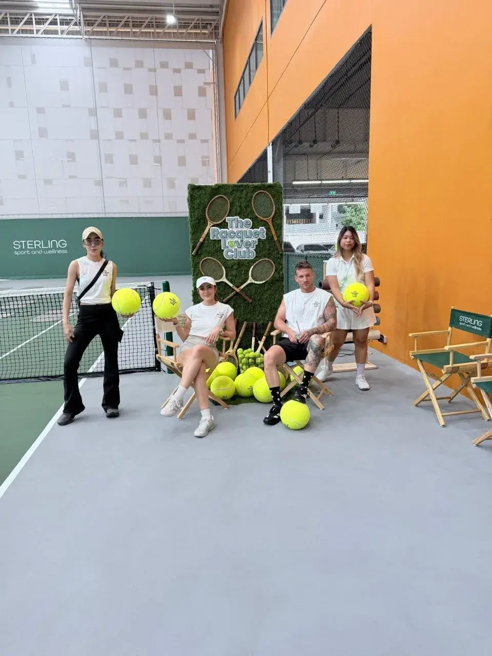 Racquet Lovers Club gathering at Sterling Sport & Wellness