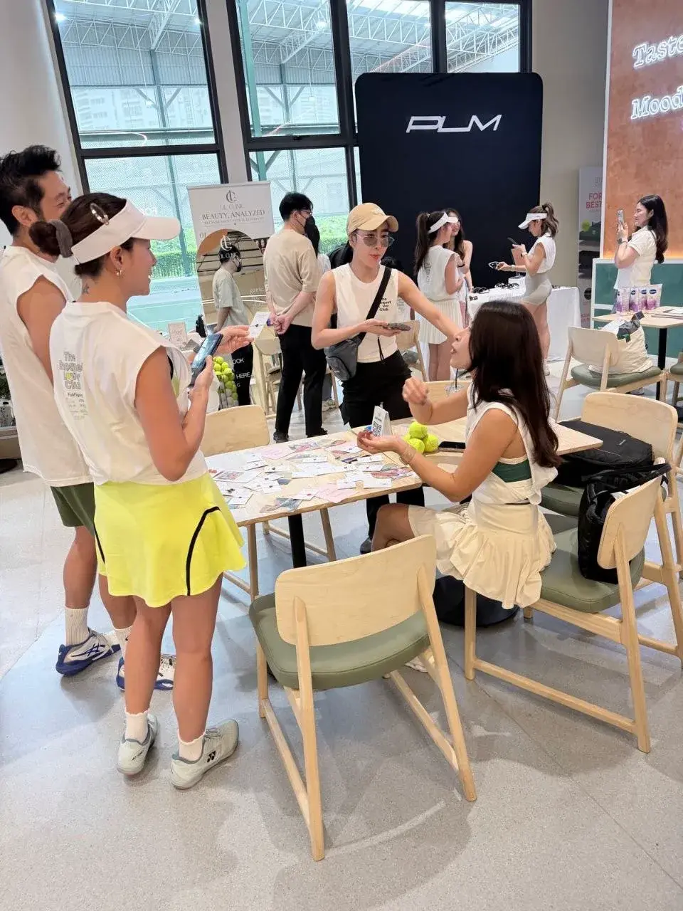 Guests enjoying an unhurried community moment